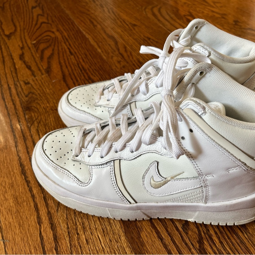 Nike White High-Top Sneakers